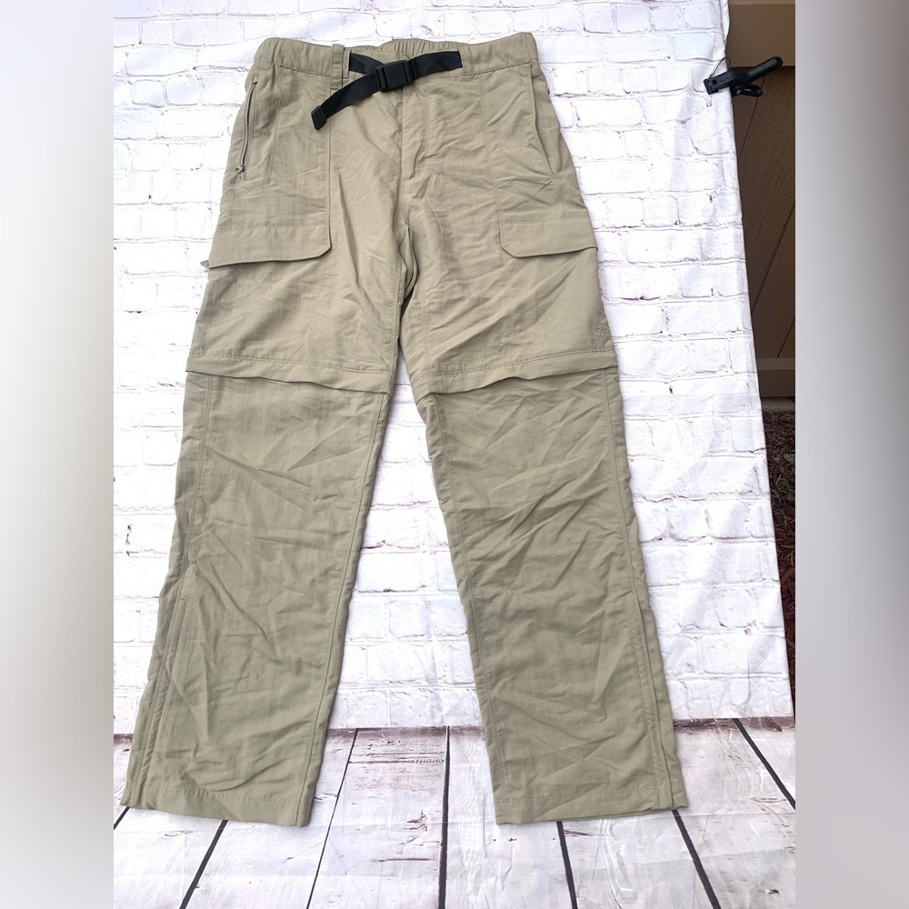 The North Face Paramount Peak Convertible Pants Cargo Khaki size Medium NWT - Picture 2 of 14